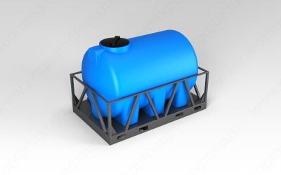 Емкость H 2000л в обрешетке в Канаше